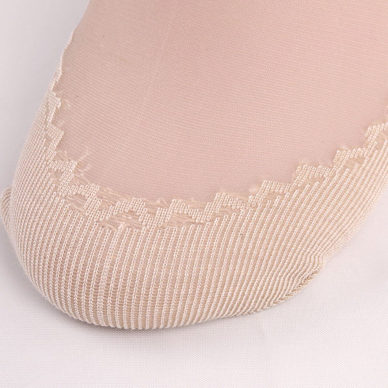 Cotton bottoming short stockings female spring and summer core-wrapped silk ultra-thin socks women's socks thin style breathable socks wholesale Specification drawing