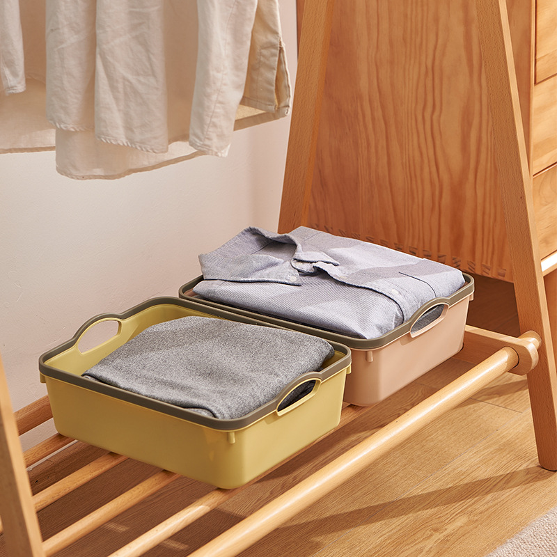 Home bathroom, toilet, kitchen, organizing box, storage box, sundries storage basket, snack table storage box details Picture