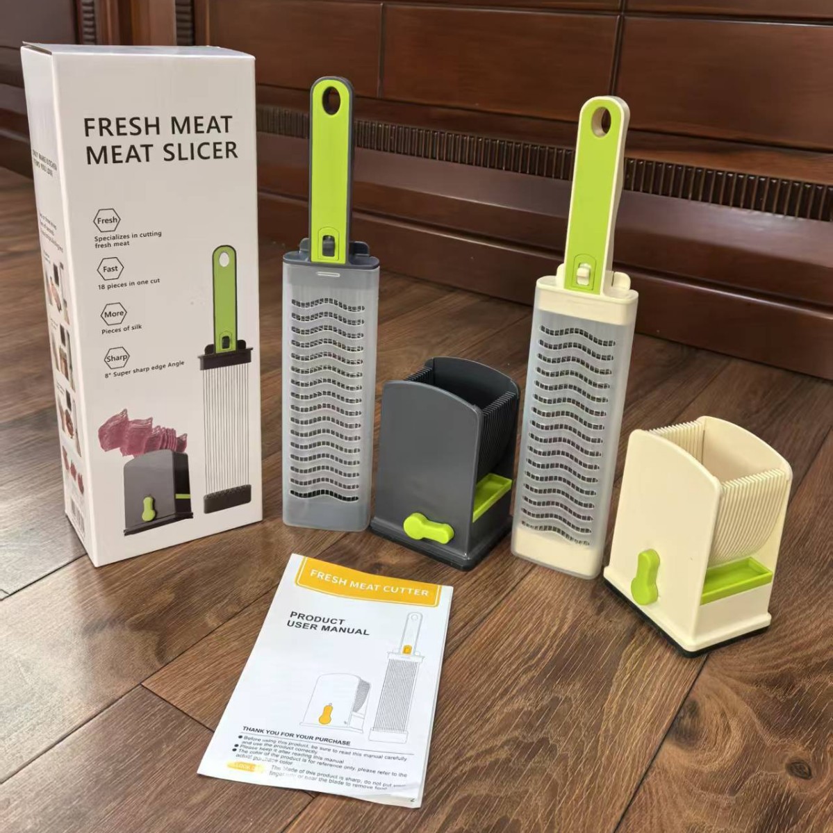 不锈钢切菜器多功能家用薄片切肉丝肉丁肉沫厨房手动鲜肉切肉器详情图3