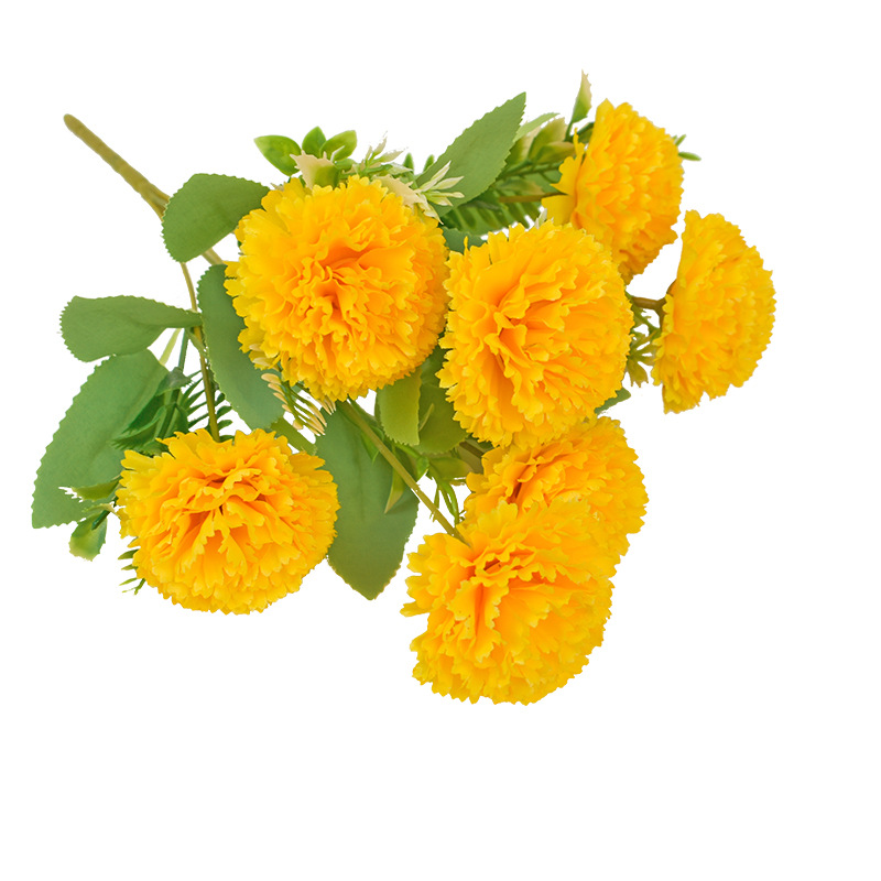 7 Carnations Simulation Flower Home Table Decoration Flower Table Decoration Wholesale Item Picture