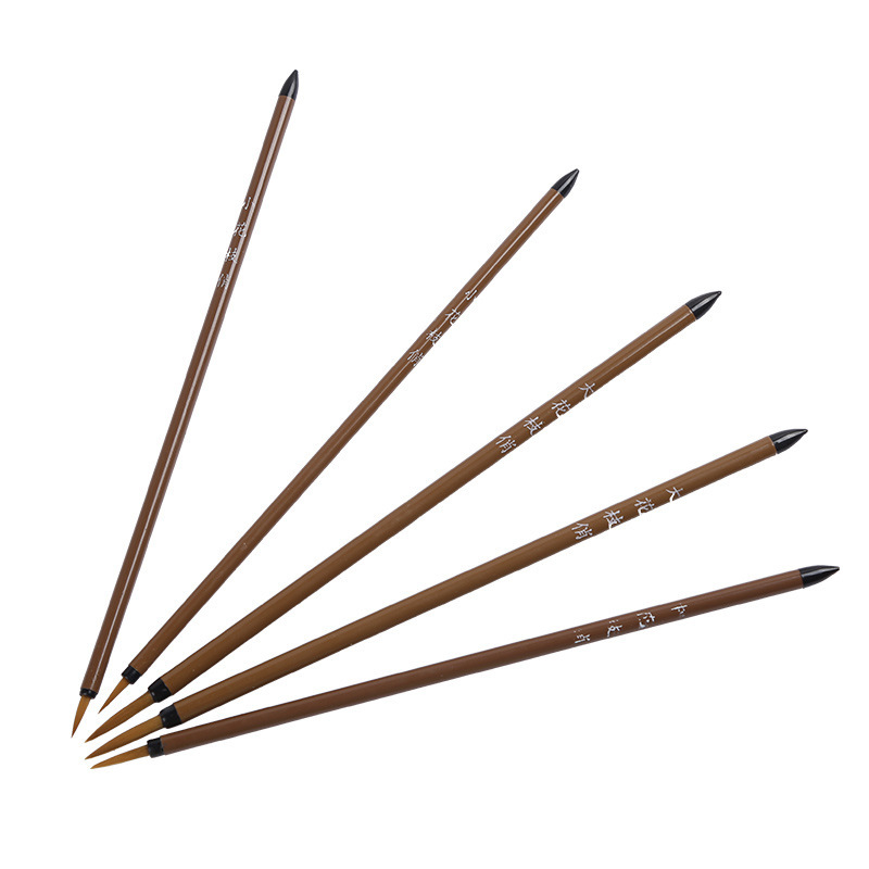 Flower branch outlining brush, leaf vein brush, tracing brush, meticulous brush, clothing line brush, line drawing, and brush for traditional Chinese painting of flowers and birds Item Picture