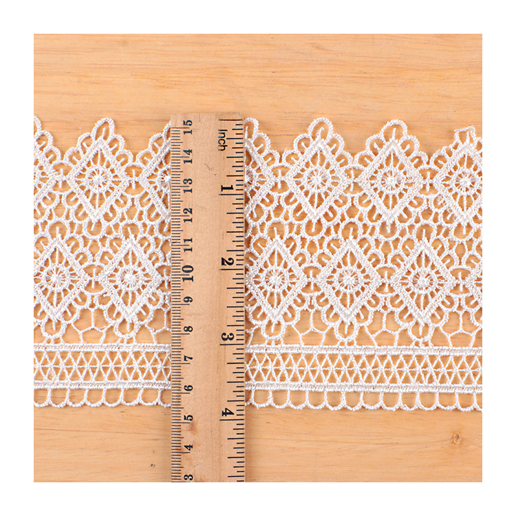 10cm wide white water-soluble lace bed sheets, mosquito nets, curtains, clothing accessories, DIY hem embroidery lace Item Picture