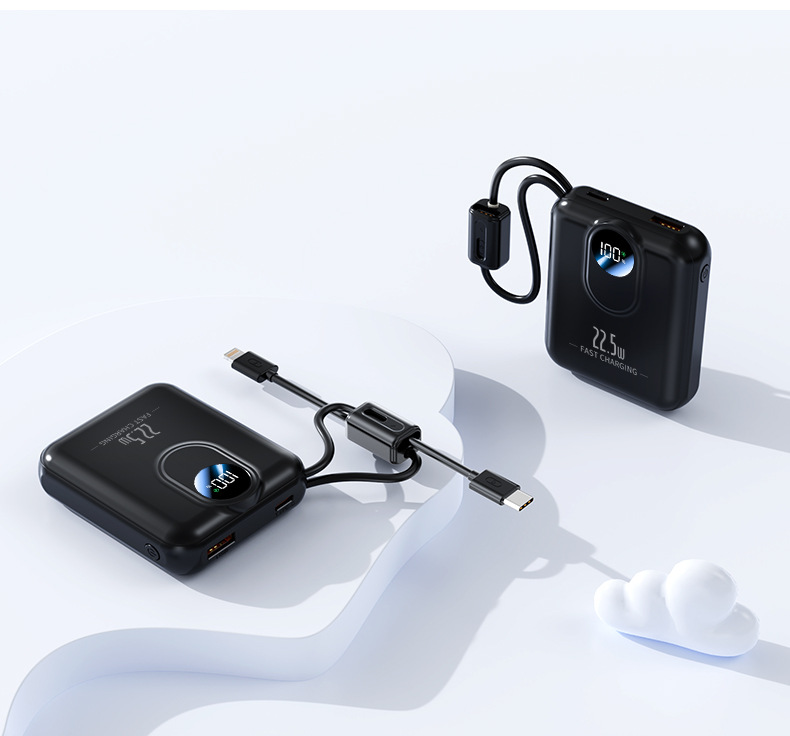 数码移动电源20000毫安超级快充便携大容量闪充长续航适用手机电脑小巧轻便详情22