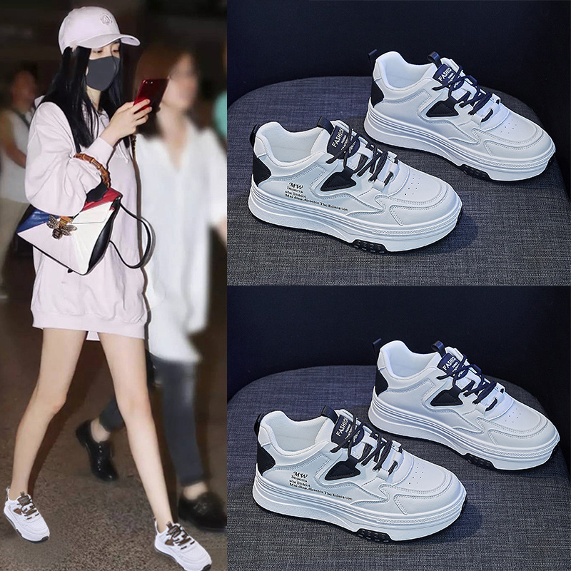 ins Korean version of flat small white shoes women 2023 spring new breathable casual student board shoes running shoes BB-907 details Picture