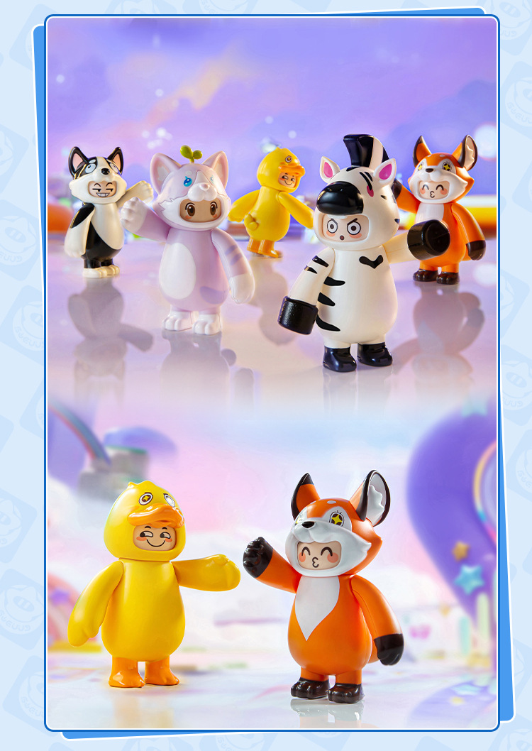 古迪儿童正版授权元梦之星积木人仔盲盒男孩女孩拼装手办玩具礼物拼装积木详情6