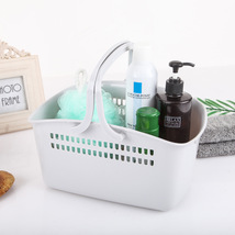 手提洗澡篮家用塑料篮子户外手提篮日式方形收纳篮尚雅塑料厂