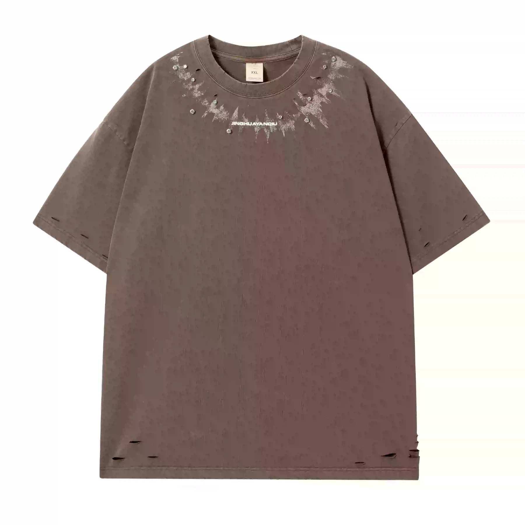 定制外单欧美澳洲新加坡短袖圆领t恤男夏季印花上衣大码男装厂家