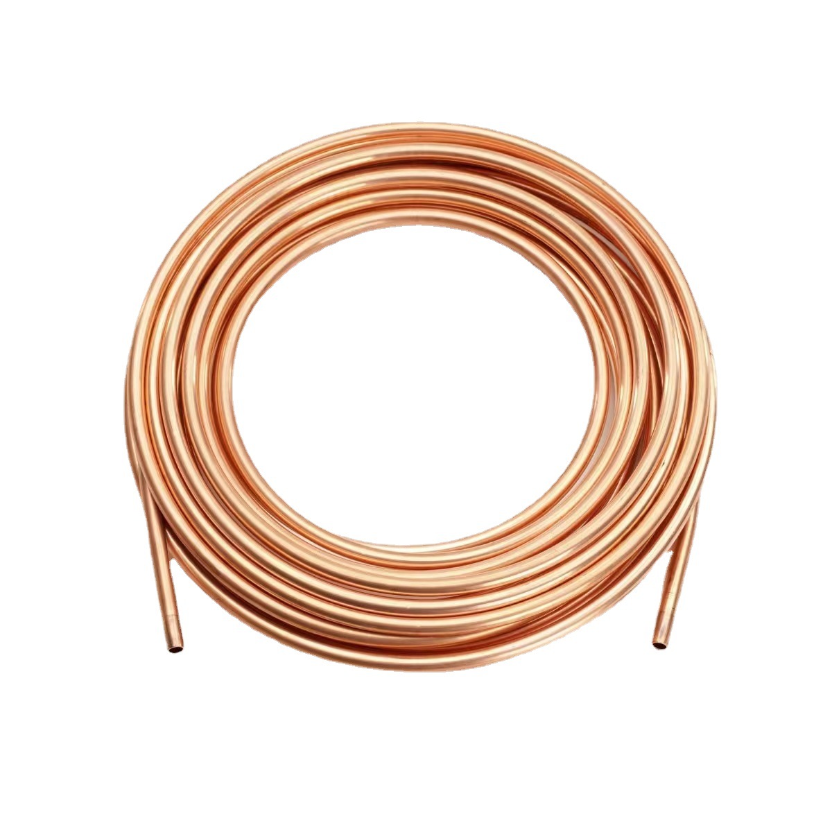 Copper-plated welded pipes, copper-plated steel pipes for refrigeration, copper-plated steel pipes for heaters. Welcome to call Item Picture