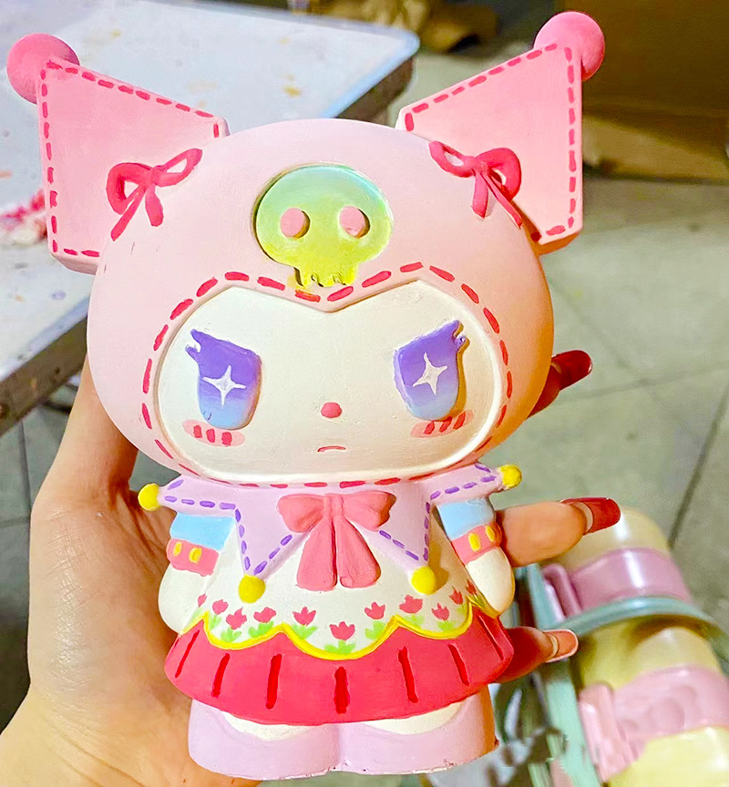 Netred Slash-Resistant Vinyl White Doll Wholesale Children's Hand-Diy Painted Graffiti Toys Non-Plaster Embryo Application Scenario