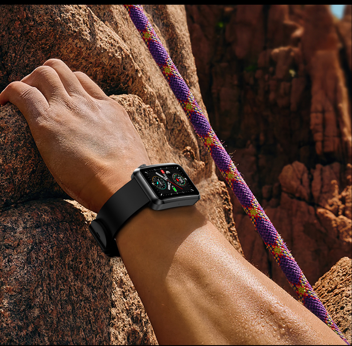 跨境TK77智能手表ECG血糖尿酸血脂检测皮电测试SOS运动健康手表详情39