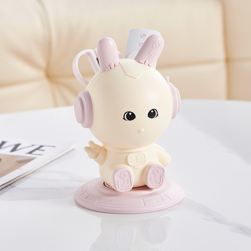 Songtai Can Rotate Creative Cute Desktop Rabbit Pen Holder Multi-Functional Home Living Room Office Stationery Storage Box Specification drawing