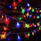 LED红灯笼串灯福字灯新年房间装饰灯装扮闪灯中国结挂灯节日彩灯