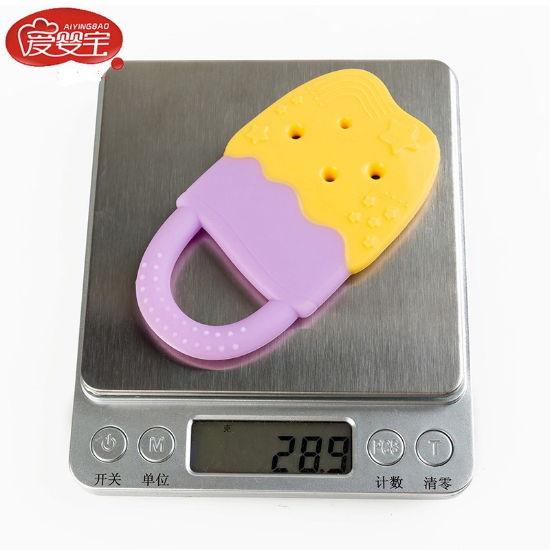 Baby-Friendly Treasure Mother-To-Child Pineapple Factory New Silicone Tooth Gum Double Color Does Not Contain Bisphenol A Baby Teeth Grinding Rods Item Picture