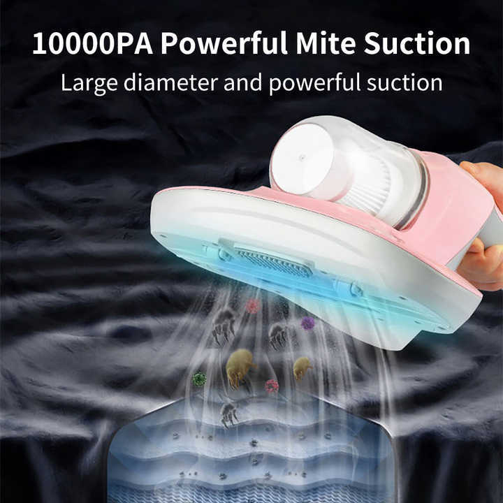 Mattress cleaner, household professional vacuum cleaner with ultraviolet lamp, mattress care, dust mite removal controller details Picture