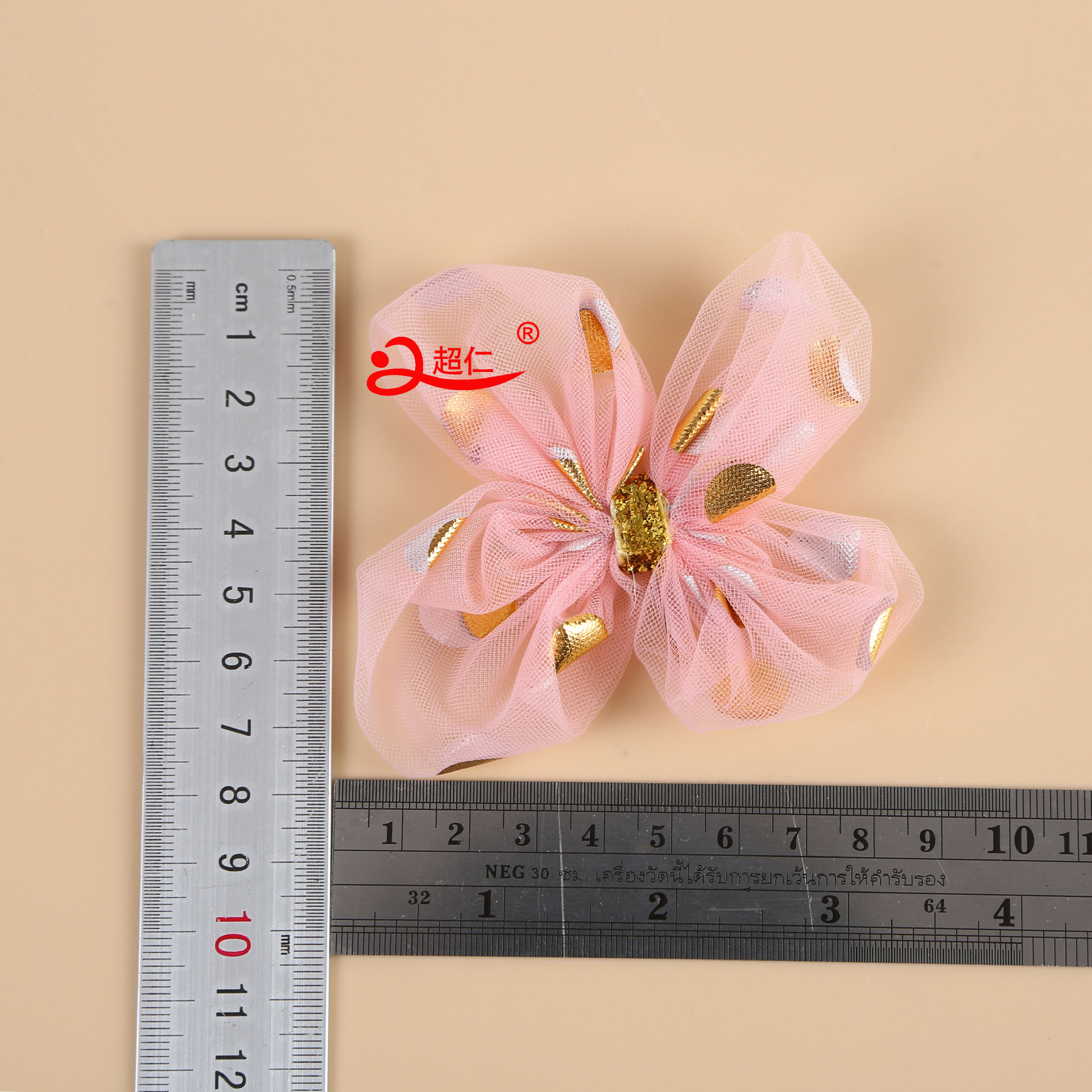 Handmade Bows Japanese And Korean Style Hair Accessories Gift Clothing Accessories Mesh Gold Sequin Bows Can Be Made Item Picture