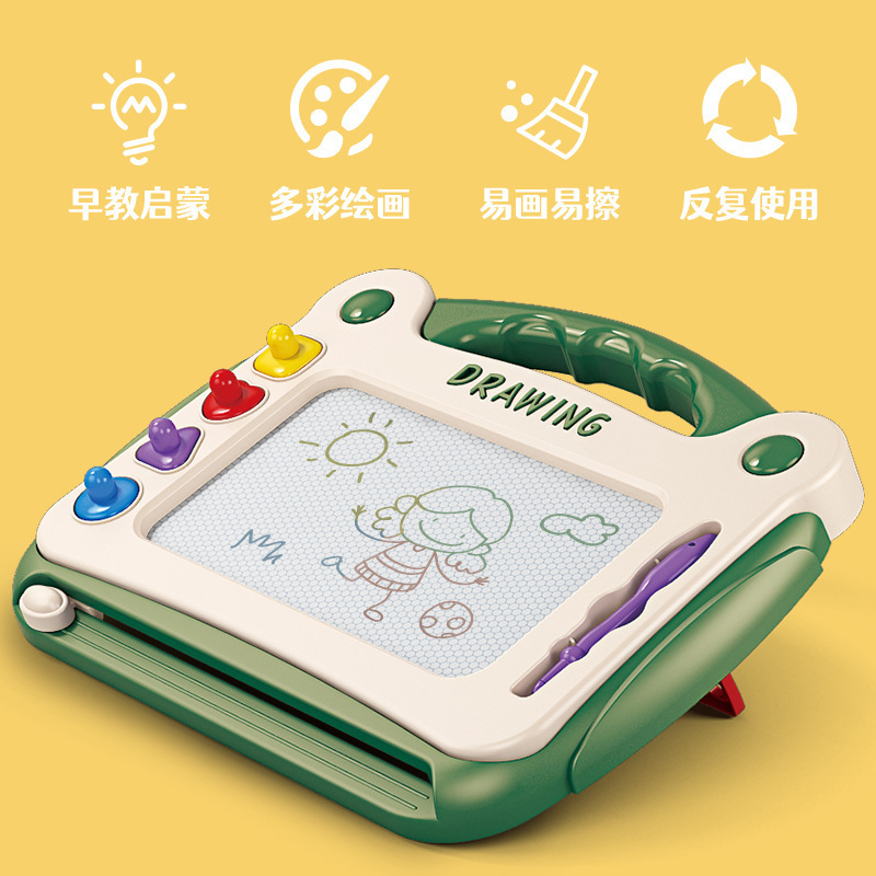 Cross-border magnetic large drawing board, educational toys, writing board, colored magnetic drawing board, painting doodle board, institutional gifts Specification image
