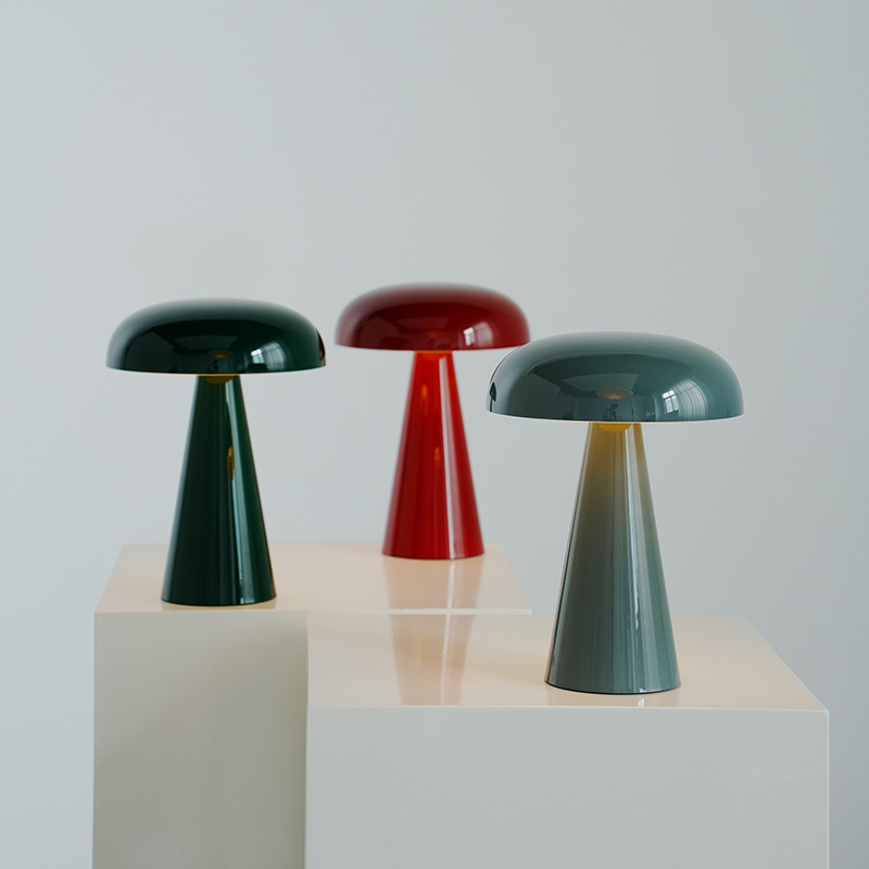 Danish Designer Como Sc53 Bar Mushroom Usb Charging Wireless Atmosphere Nightlight Bedroom Bed Lamp
