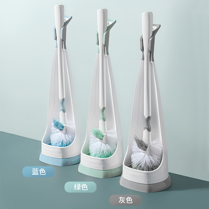 Jinhui Da Flexible Toilet Brush No Dead Angle Soft Hair Cleaning Toilet Cleaning Brush Household Plastic Toilet Brush Application Scenario