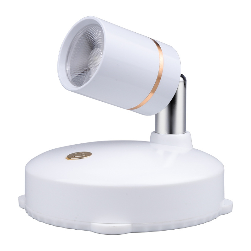 Cross-border best-selling LED small spotlights for wine, jewelry, exhibition halls, clothing, cabinets, background walls, 4000K white light remote control spotlights Item Picture