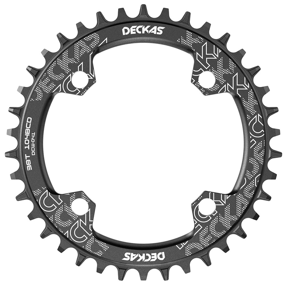 DECKAS positive and negative gear discs 104BCD, single-disc mountain bicycle parts, single-speed discs, elliptical discs, cross-border Item Picture