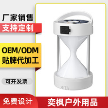 Wholesale solar camping lamp outdoor portable tent lamp Type-c charging strong light camping hourglass lamp
