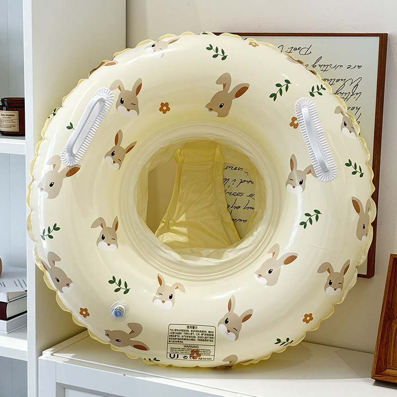 24 New Children's Cartoon Rabbit Swimming Ring Baby Sinking Seat Ring Child Water Floating Row Bear Wholesale Application Scenario