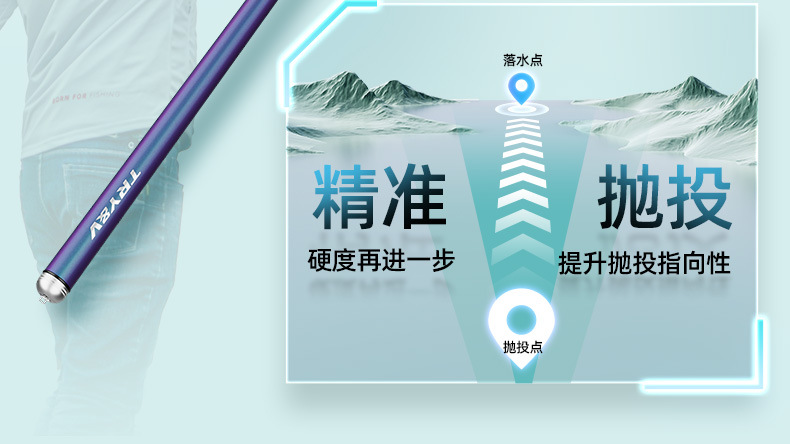 创威凌天二代钓鱼竿手杆超硬碳素鲤鱼竿鲫鱼竿台钓竿渔具默认项详情18