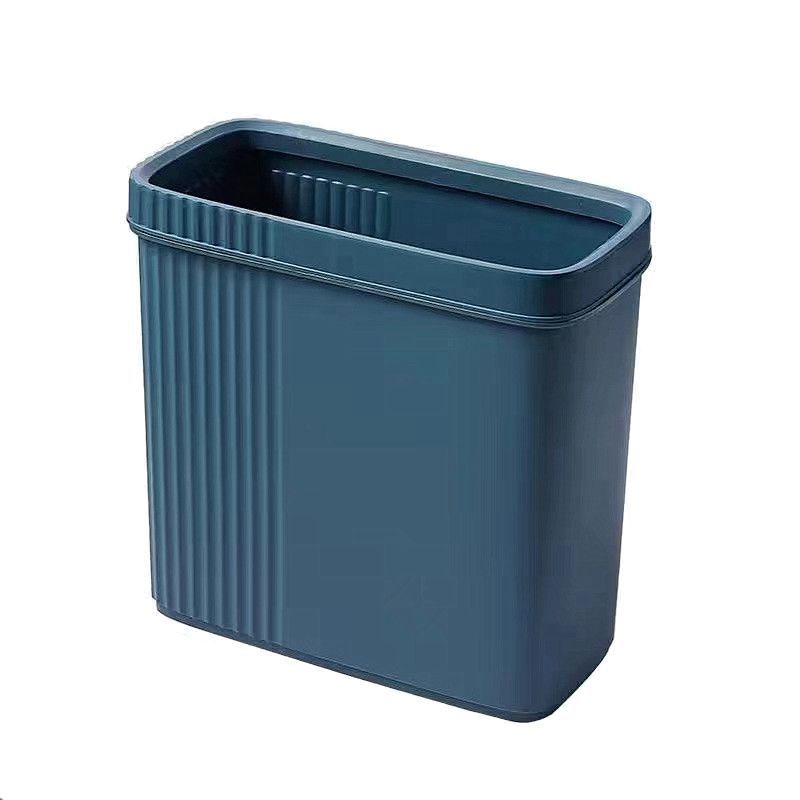 Sewn garbage can household with lid bedroom toilet toilet deodorant garbage basket Narrow slit large capacity toilet paper bucket 0846-8807 Item Picture