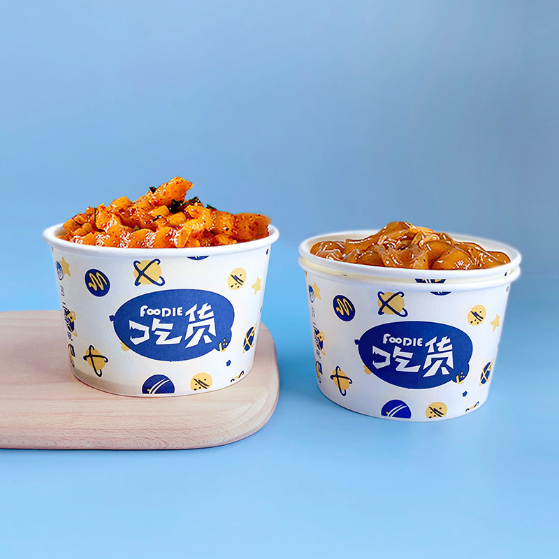 Thickened disposable packaging paper bowls Application Scenario