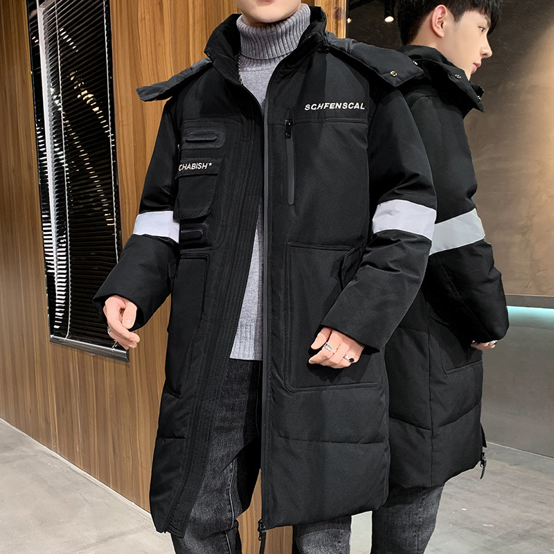 男士羽绒服实物图