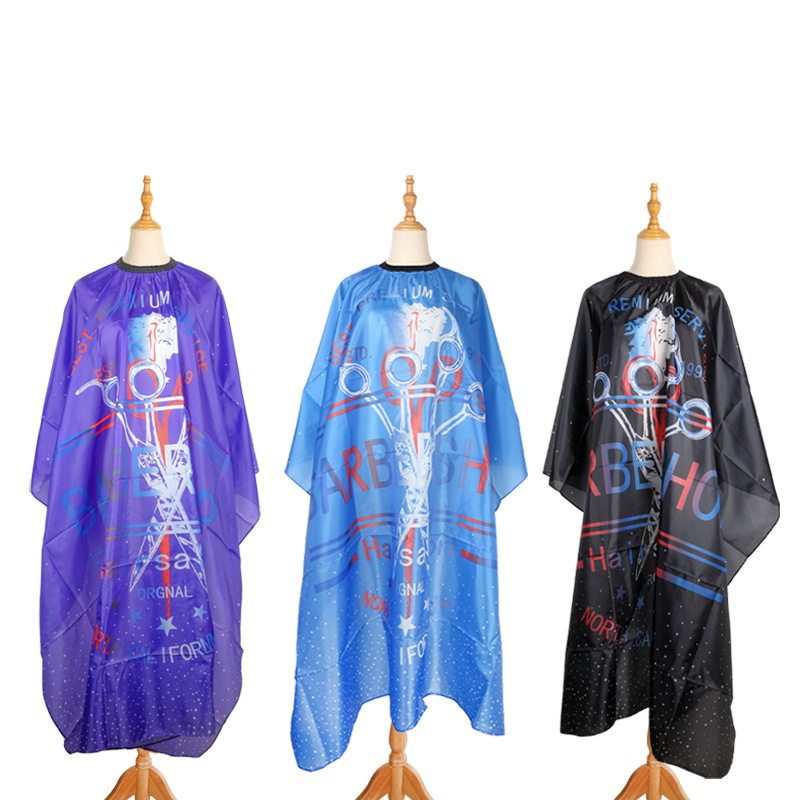 Hair salon hair cloth home hair salon hair cloth simple printed hair cloth hair cloth hair tools