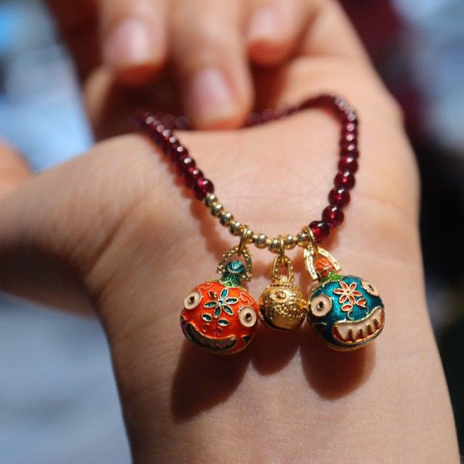 Qiu's Jewelry Natural Purple Tooth Black Garnet Bracelet, Single circle Purple Tooth Black Gold Devourer, direct supply from one bracelet manufacturer