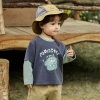 Amira Children's Clothing's new autumn collection for 24: Boys' T-shirts for children's leave. Two long-sleeved shirts paired with color-blocked printed tops are trendy details Picture