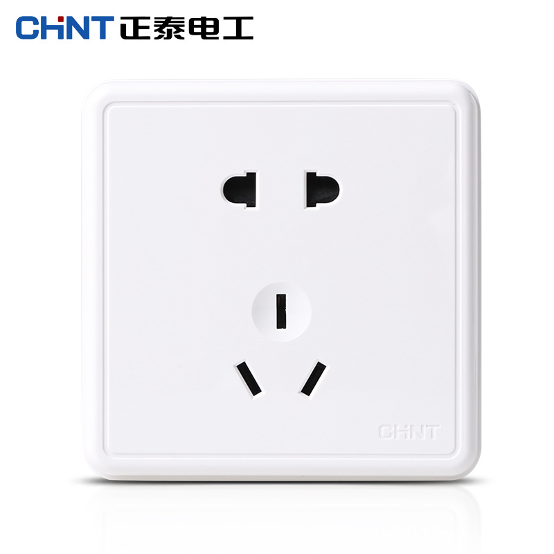 Chint exposed switch socket, household 86-type phosphor bronze three-hole air conditioner switch, white 10A five-hole USB socket Application Scenario