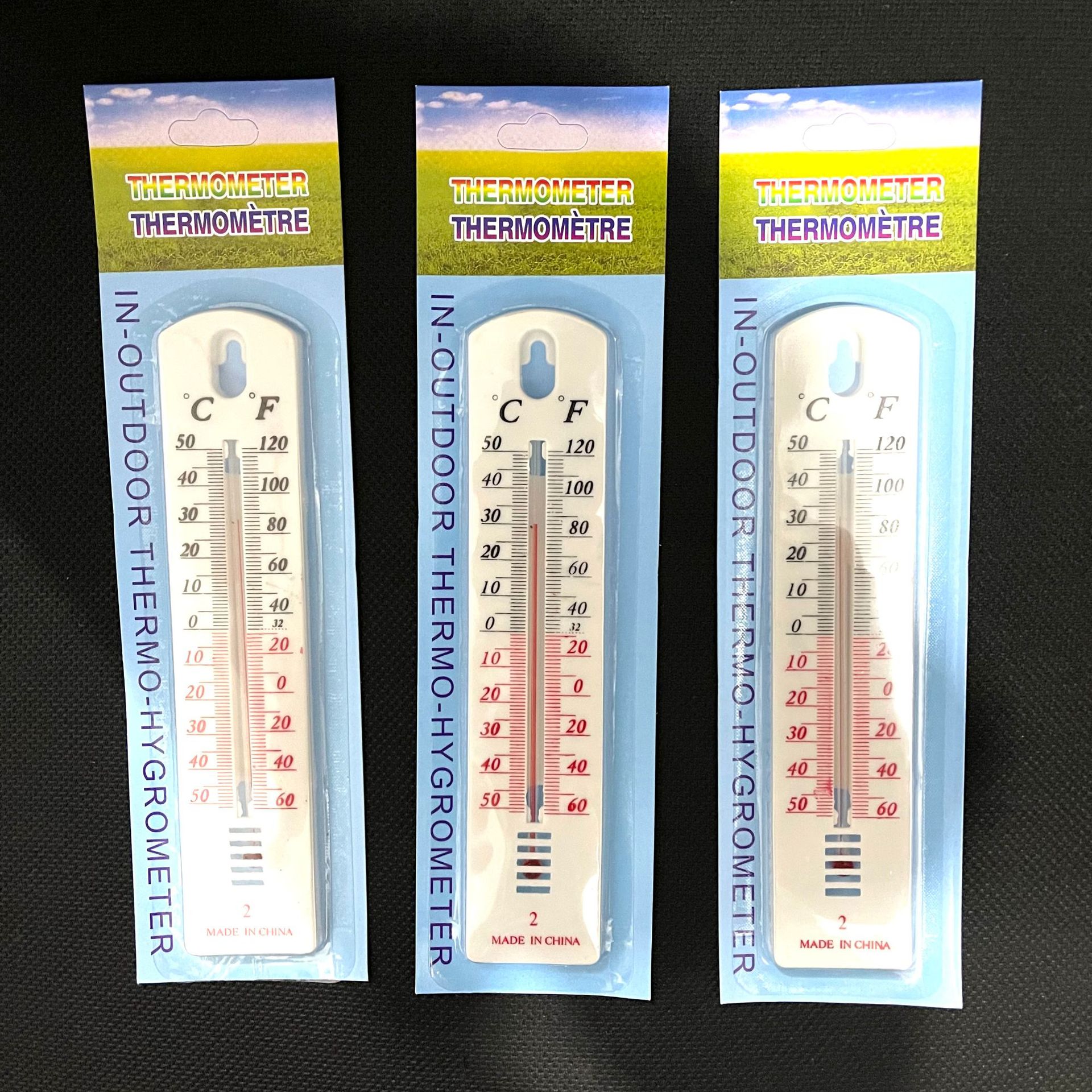 Thermometer Household thermometer Indoor thermometer Paper card thermometer room temperature meter 1 yuan 2 yuan supply details Picture