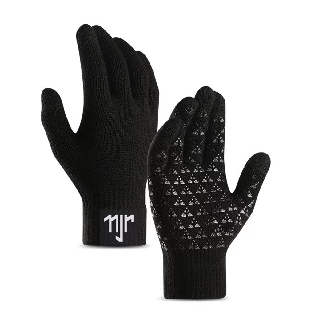 Customizable pattern LOGO, autumn and winter fleece warm gloves, touch screen gloves, men's and women's knitted gloves, cycling gloves, driving gloves, team building gloves, fishing gloves, anti-slip gloves, factory direct sales and wholesale of adult gloves Application Scenario