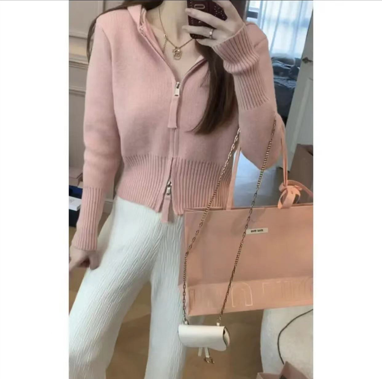 春秋款短款外套针织开衫女装2022年新款外搭上衣小个子休闲外套女图