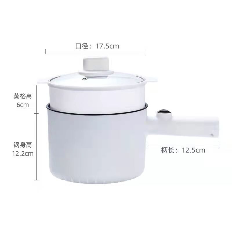 Factory direct supply of best-selling electric rice cookers for cooking, household all-in-one POTS for 1-2 people, multi-functional household instant noodle electric cooking POTS, cross-border Item Picture