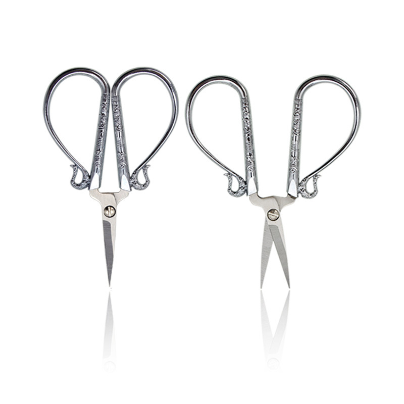 Cross-stitch tailor European-style vintage scissors Xiangyun stainless steel scissors Embroidery scissors vintage scissors home tailor scissors Item Picture