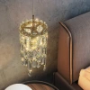 Cross-border new bedroom bedside chandelier, postmodern living room crystal decoration, creative art, dining room bar counter small chandelier Application Scenario