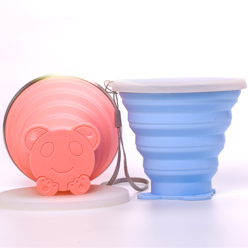 Silicone Folding Cup Silicone Folding Cup Multi-Functional Outdoor Portable Telescopic Cup Silicone Drinking Cup details Picture