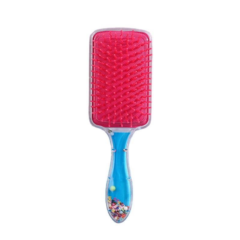 Manufacturers New Cartoon Comb Massage Color Rubber Comb Cute Girl Heart Home Comb Item Picture