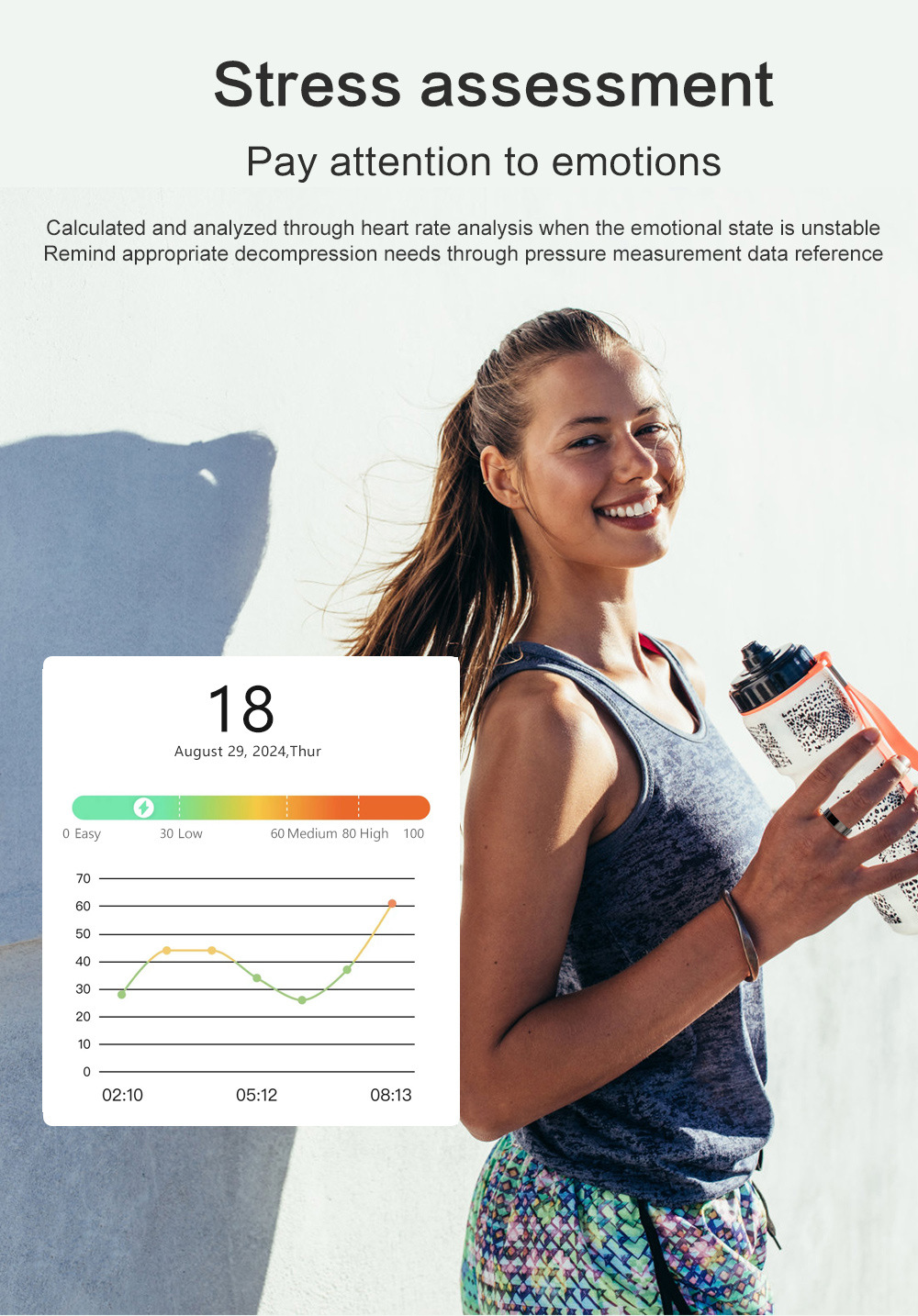 跨境新款SR11智能戒指血氧睡眠心率步数监测运动压力监测健康戒指详情5