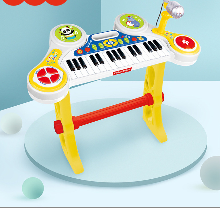 多功能钢琴手拍鼓宝宝音乐早教乐器
