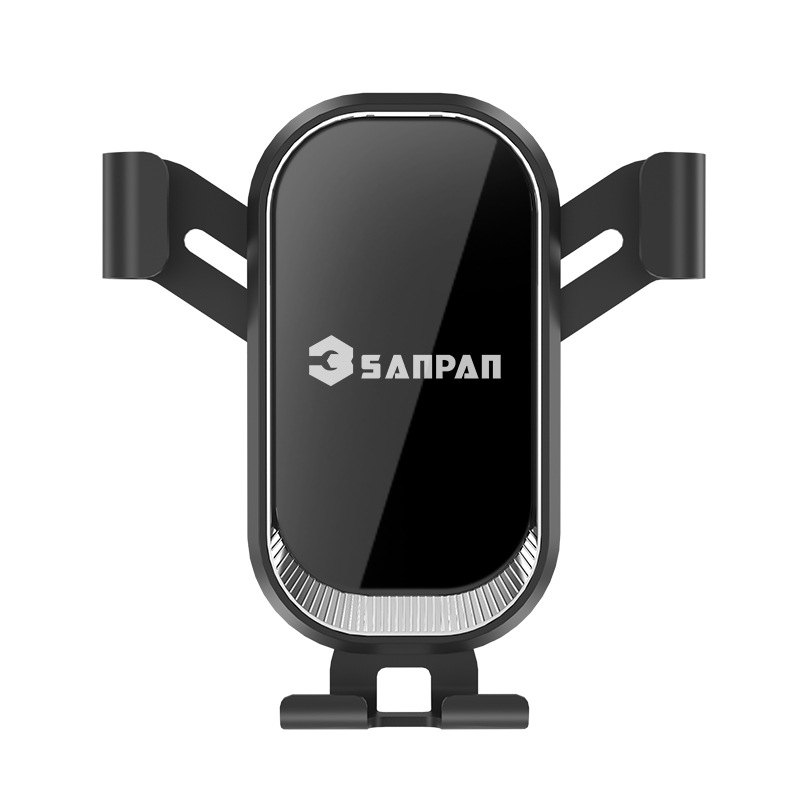 Portable, colorful, shock-resistant, creative car-mounted gravity phone stand, universal air outlet, car navigation, inside the vehicle Item Picture