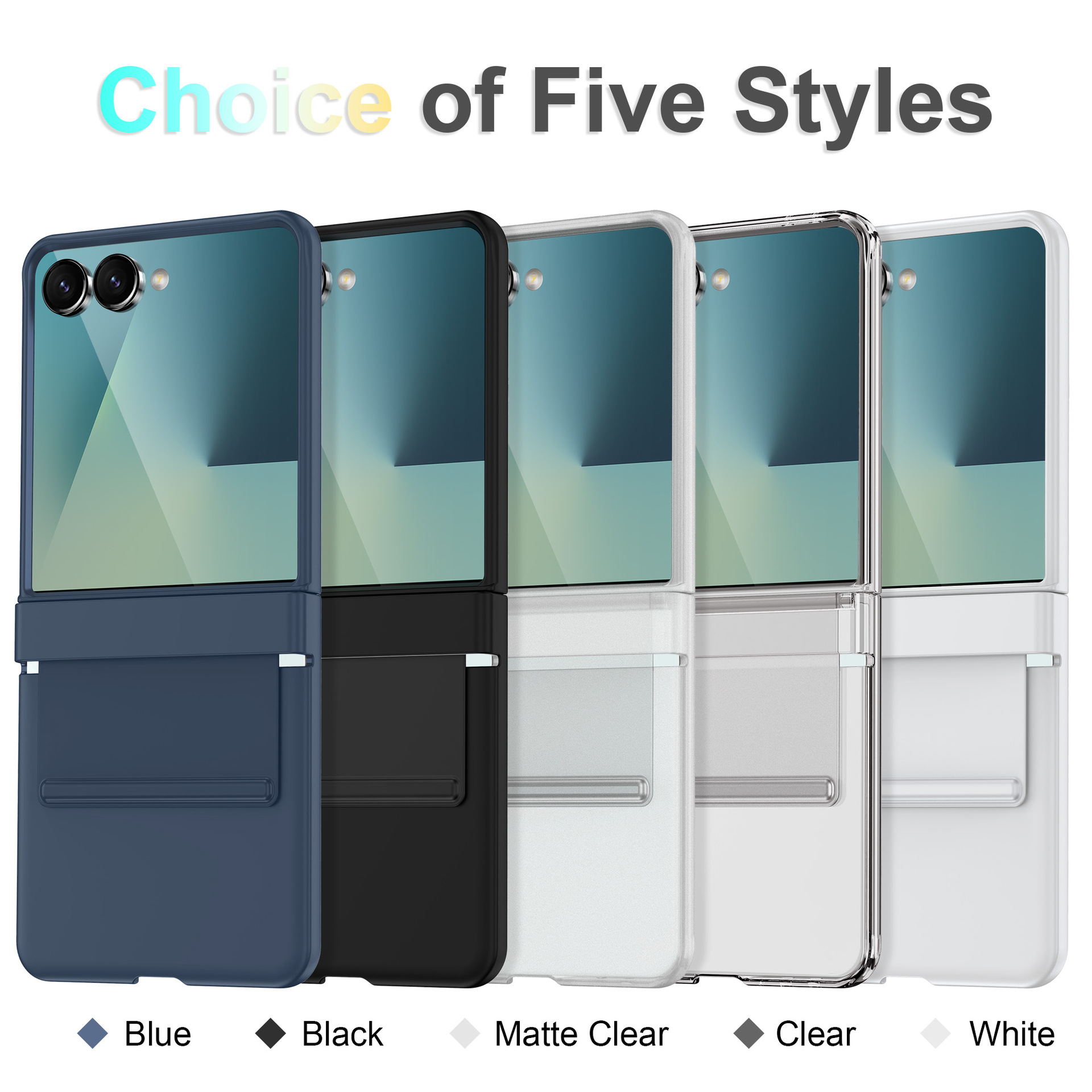 The new model is suitable for the high-end transparent folding hinge of the Samsung Z Flip7 phone case and the Z Flip6 phone case pic 7