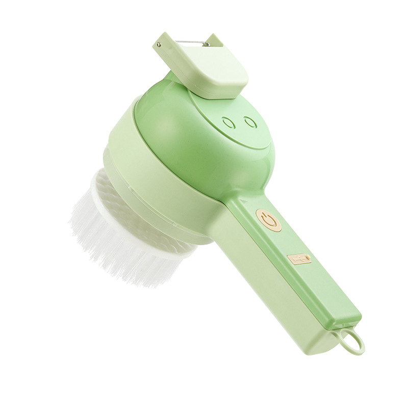 The new Gatling handheld vegetable cutter, wireless electric food processor and slicer are portable kitchen tools for making garlic puree Item Picture