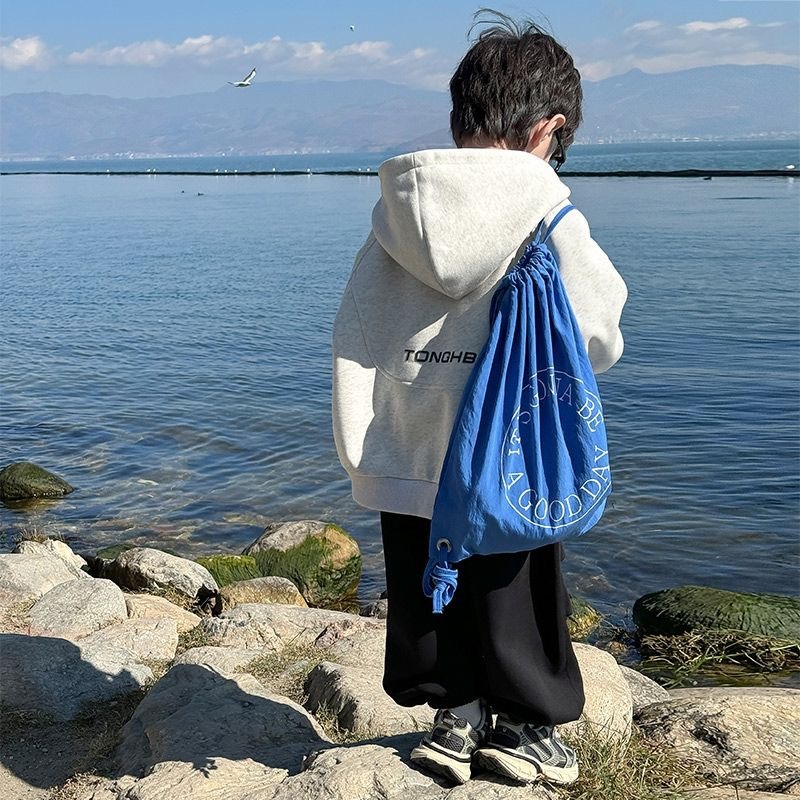 男童外套春装2024新款儿童春秋款连帽卫衣开衫休闲上衣男孩洋气潮