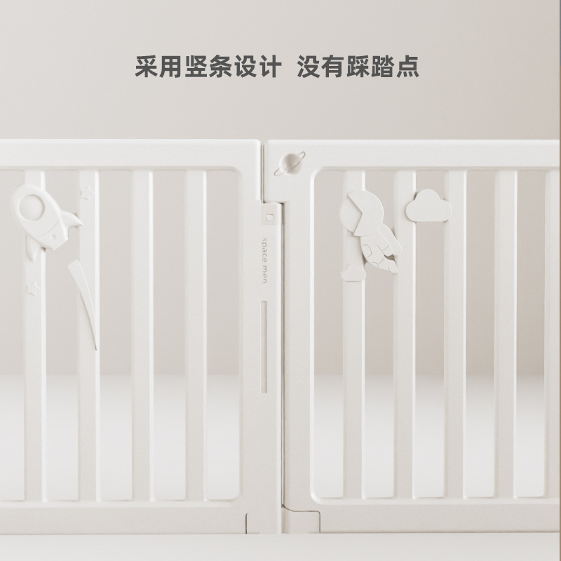 Fence children's ground foldable game home amusement park safety baby baby crawl mat integrated fence Specification drawing