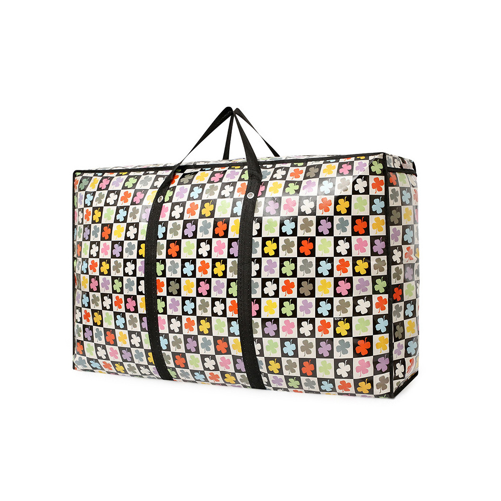 Woven bags, moving bags, large-capacity wholesale cotton quilt storage bags, waterproof thickened packing bags, moving luggage bags Item Picture